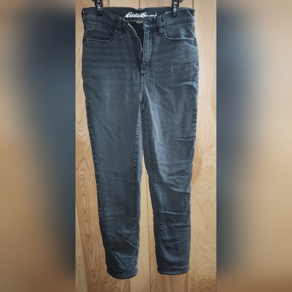 Eddie Bauer voyager fleece lined, high-rise jeans